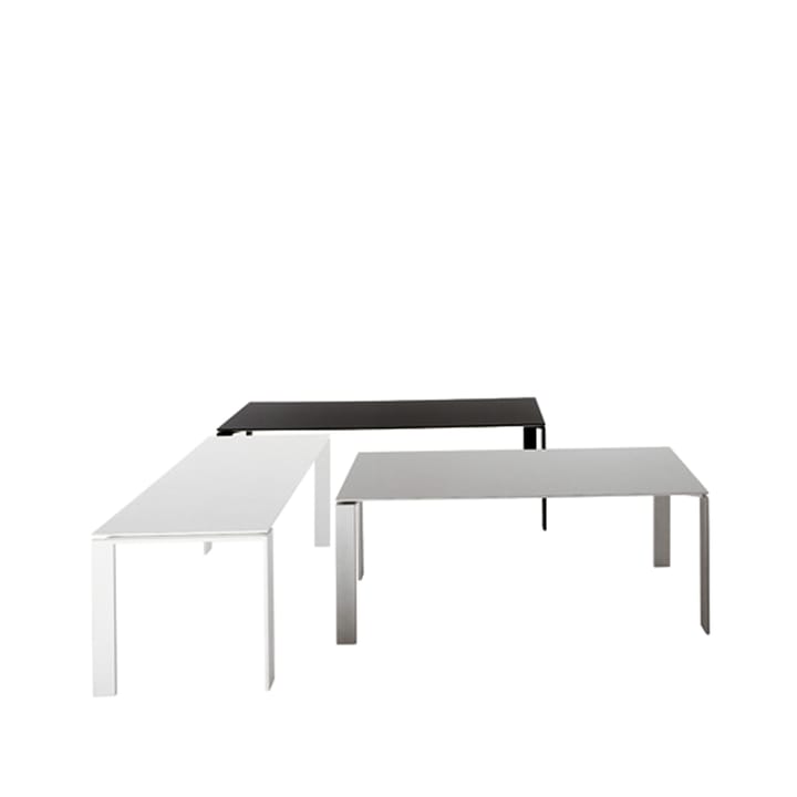 Four matbord - svart, vita ben, 79x223 cm - Kartell
