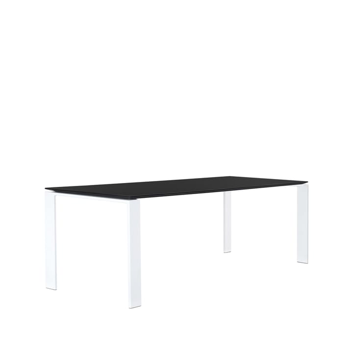 Four matbord - svart, vita ben, 79x223 cm - Kartell