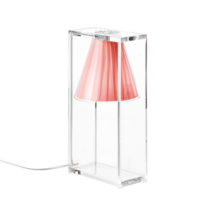 Light-Air bordslampa - pink, textilskärm - Kartell