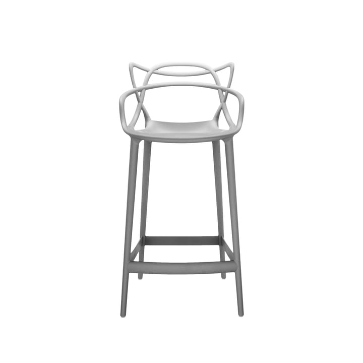Masters barstol - grey, 65 cm - Kartell