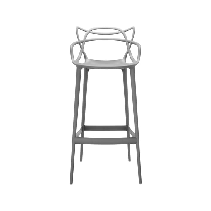 Masters barstol - grey, 75 cm - Kartell