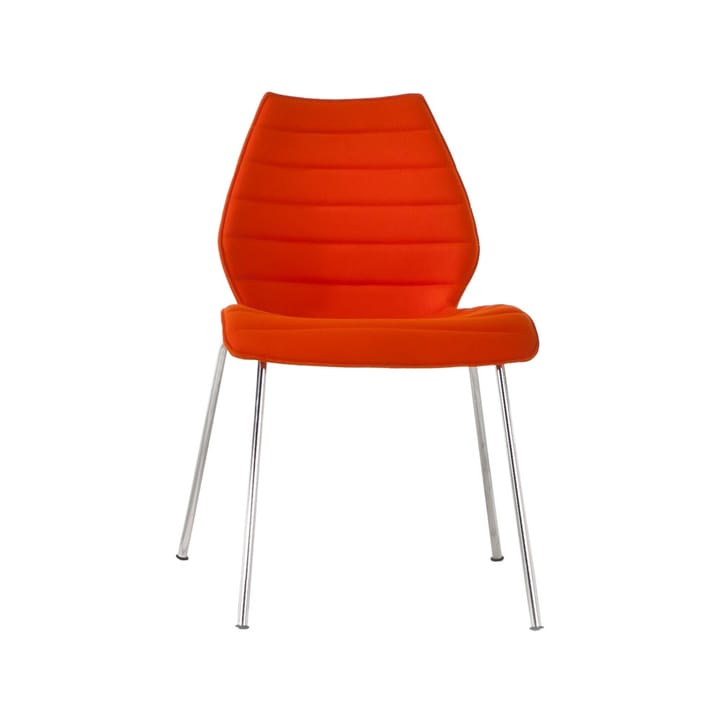 Maui Soft stol - tyg orange, kromben - Kartell