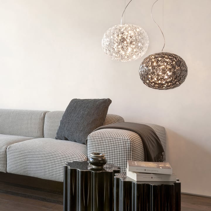 Planet pendel - crystal, chrome - Kartell