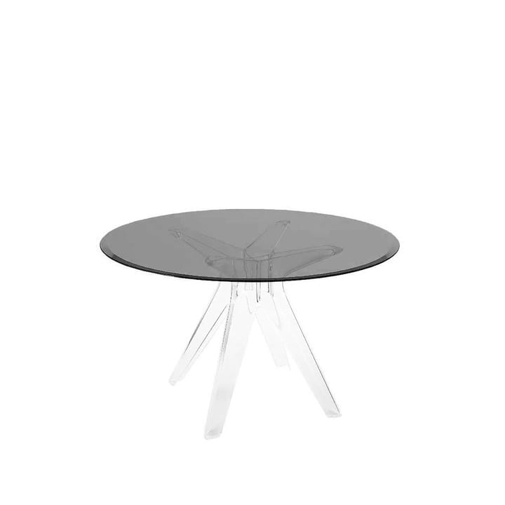Sir Gio matbord - smoke, transparent stativ, ø120 cm - Kartell
