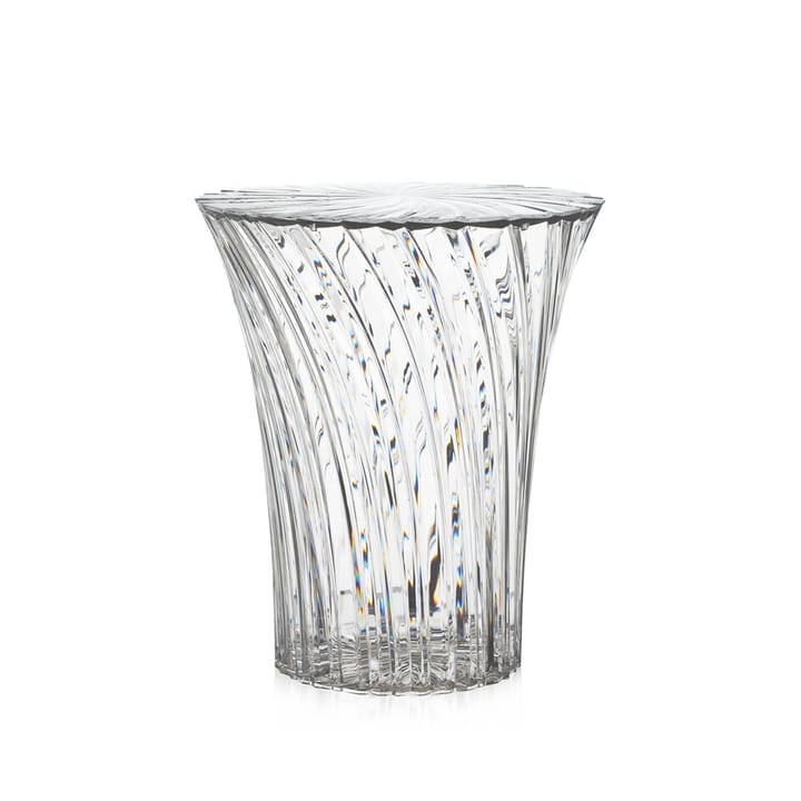 Sparkle bord/pall - crystal, hög - Kartell