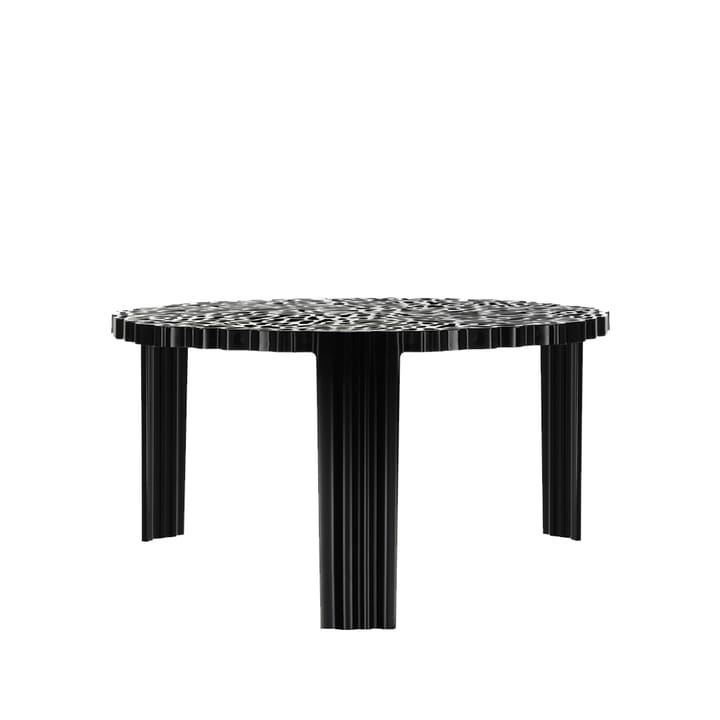T-table bord - black, h28 cm - Kartell