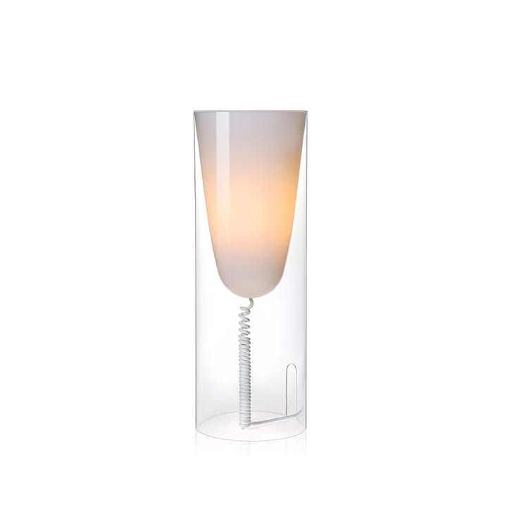 Toobe bordslampa - transparent crystal - Kartell