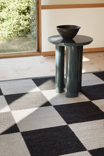 Checkerboard Icon matta - 554 Midnight black, 165x240 cm - Kasthall