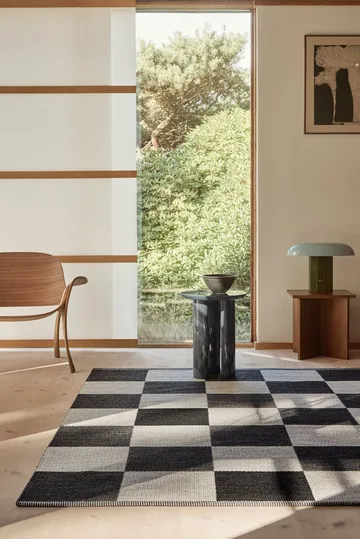 Checkerboard Icon matta - 554 Midnight black, 200x300 cm - Kasthall