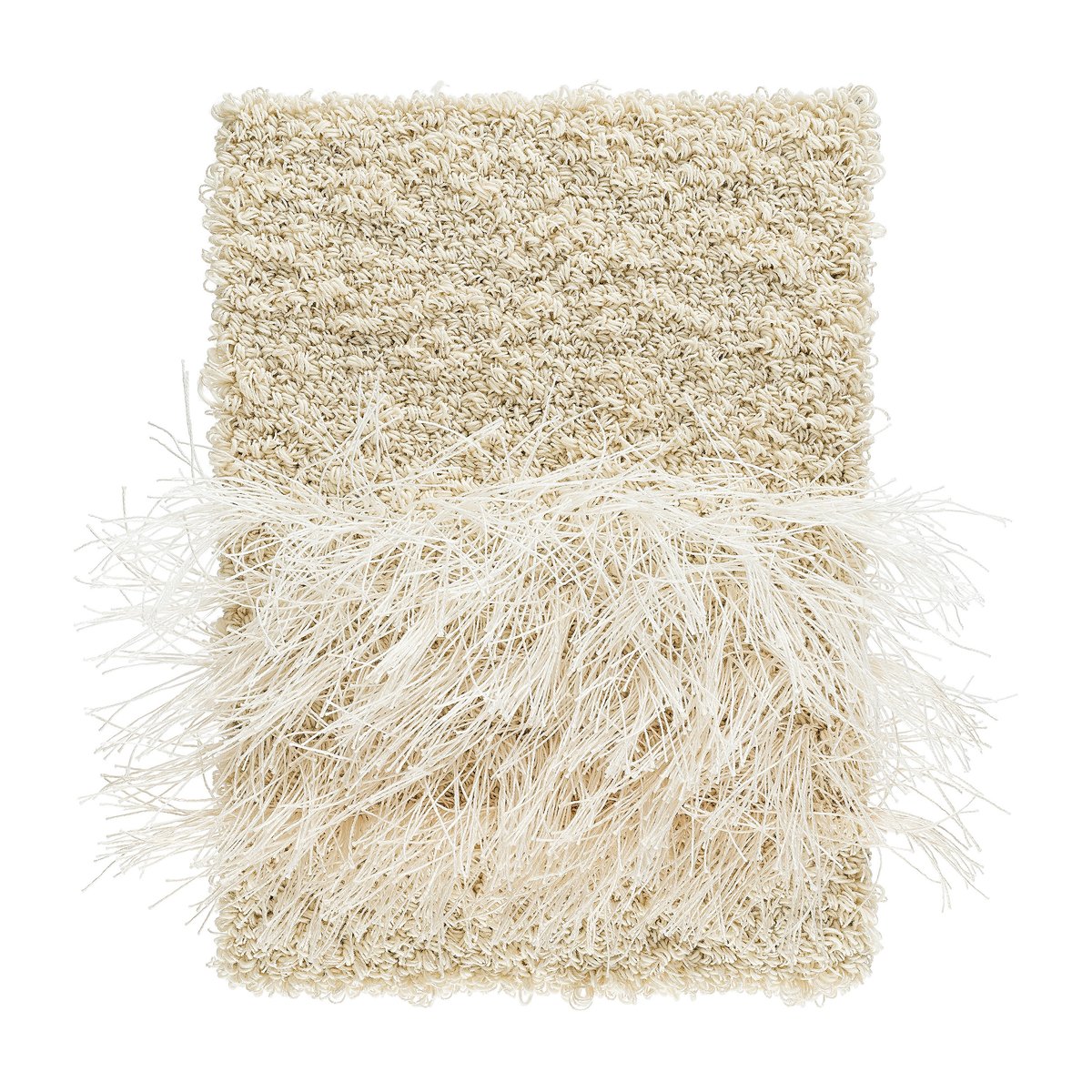 Kasthall Feather matta rund o200 cm White Swan 801 | Skandinavisk Design | Runda mattor | Vit