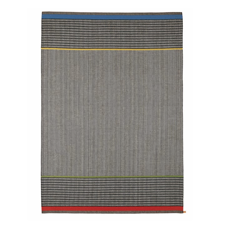 Häggå Broschyr 981-911 matta - grå, ränder röd, blå, grön, gul, 200x300 cm - Kasthall