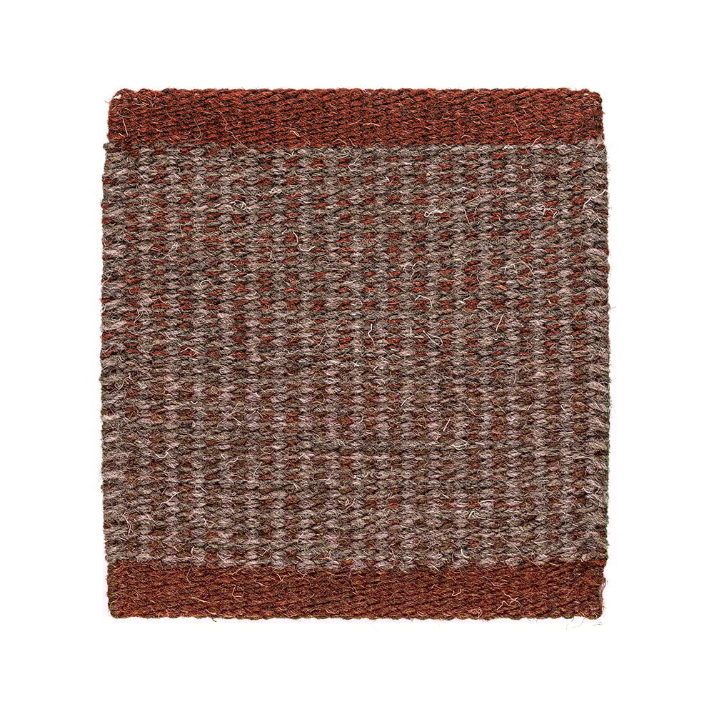 Kasthall Harper gångmatta 85x240 cm Redwood | Skandinavisk Design | Ullmattor | Röd