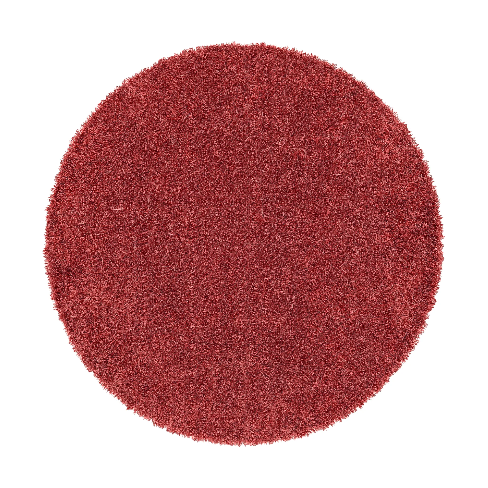 Moss matta rund Ø240 cm, Deep coral 100 Kasthall