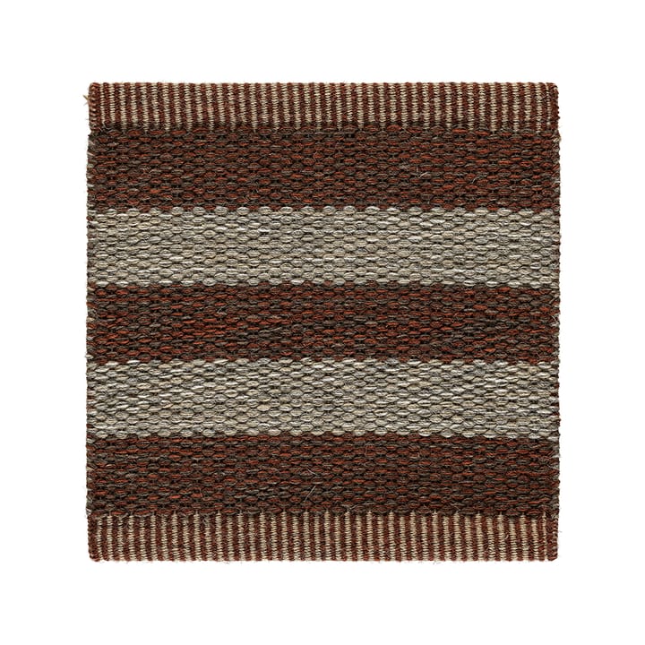 Narrow Stripe Icon matta - Red clay 240x160 cm - Kasthall