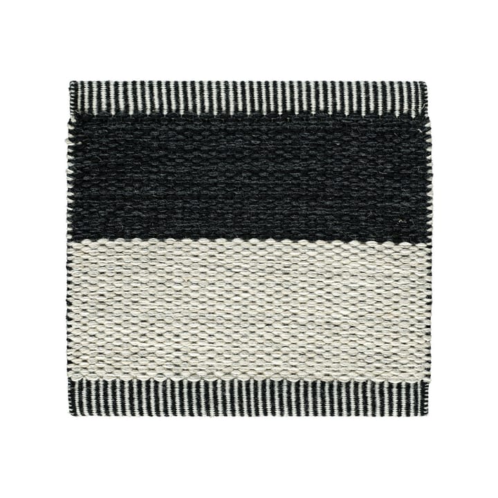 Wide Stripe Icon gångmatta - Midnight black 200x85 cm - Kasthall