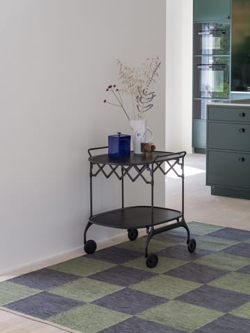 Allium Fox Trott matta - Dark Green, 170x240 cm - Kateha