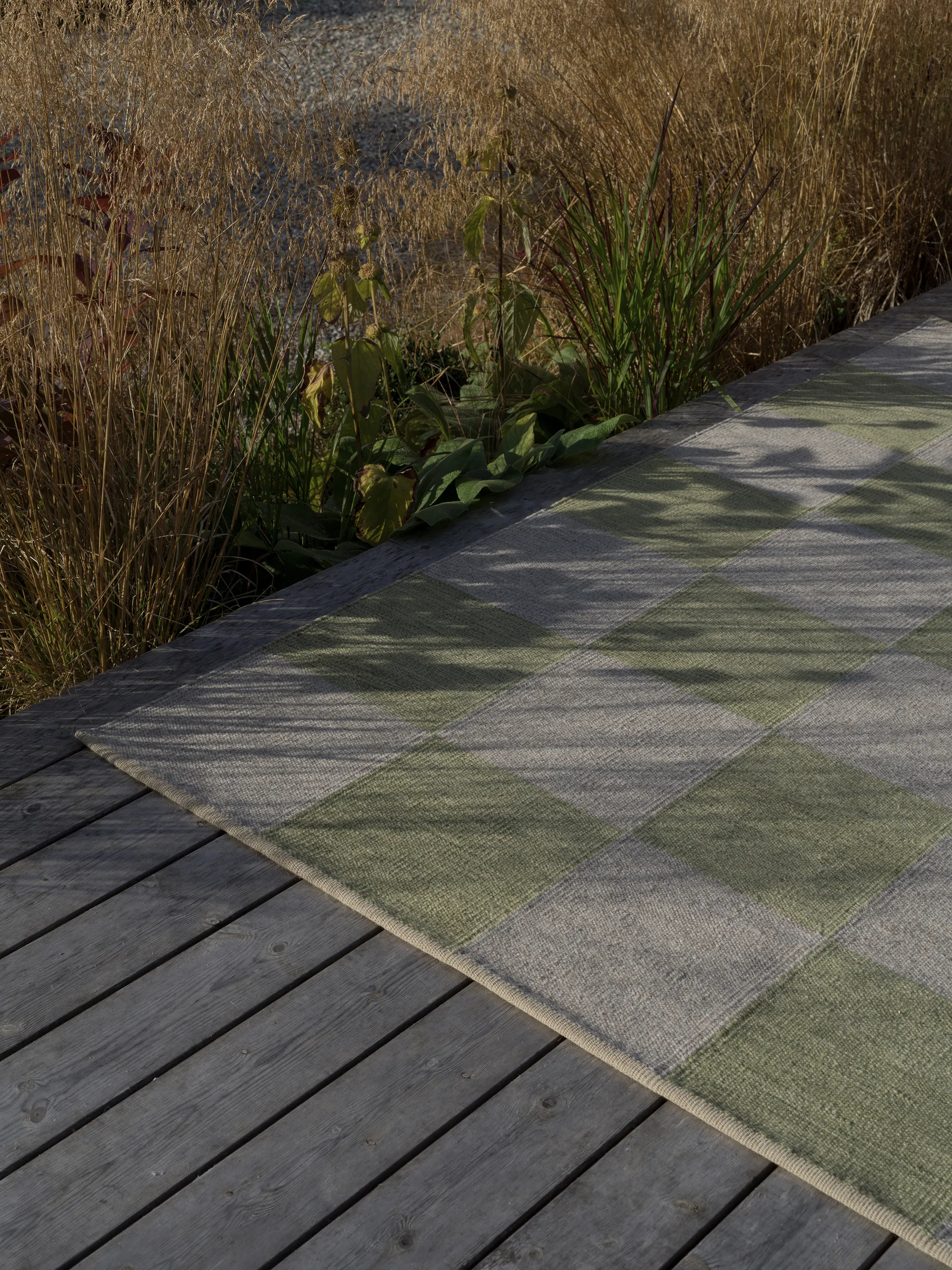 Allium Fox Trott matta, Willow Green, 170x240 cm Kateha