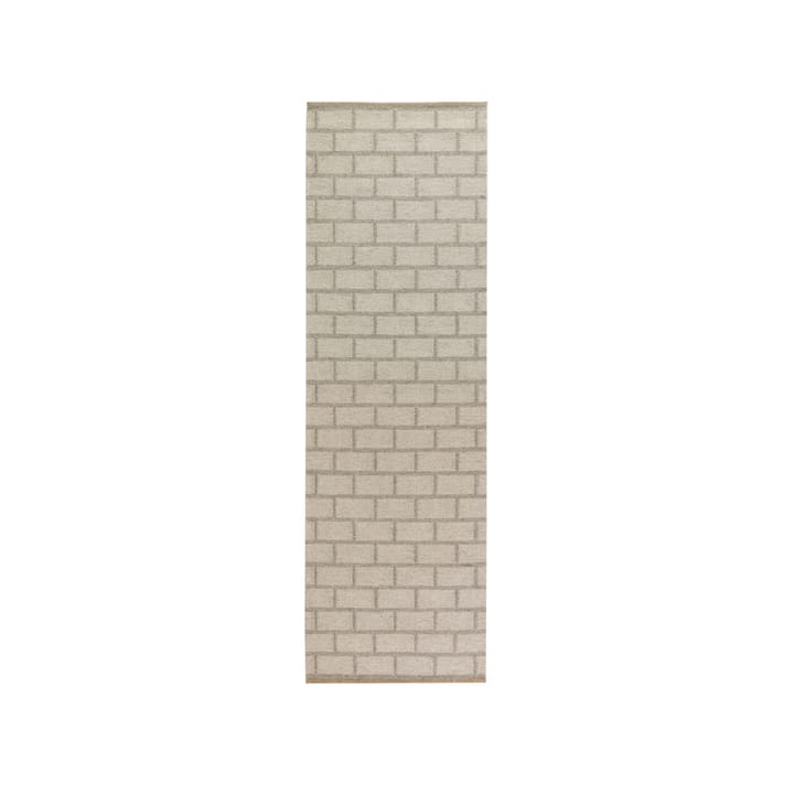 Brick gångmatta - light grey, 80x250 cm - Kateha