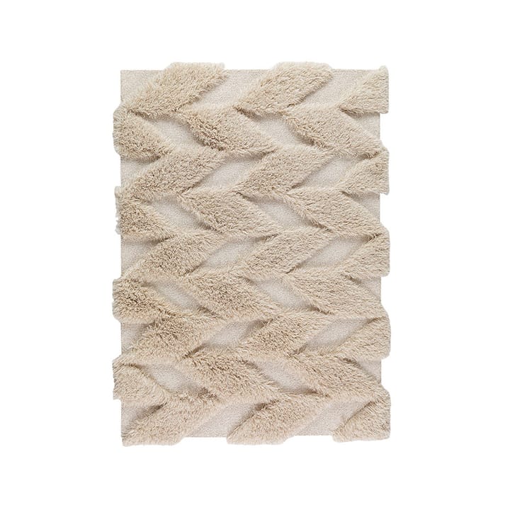 Herringbone Wild matta - light beige, 170x240 cm - Kateha