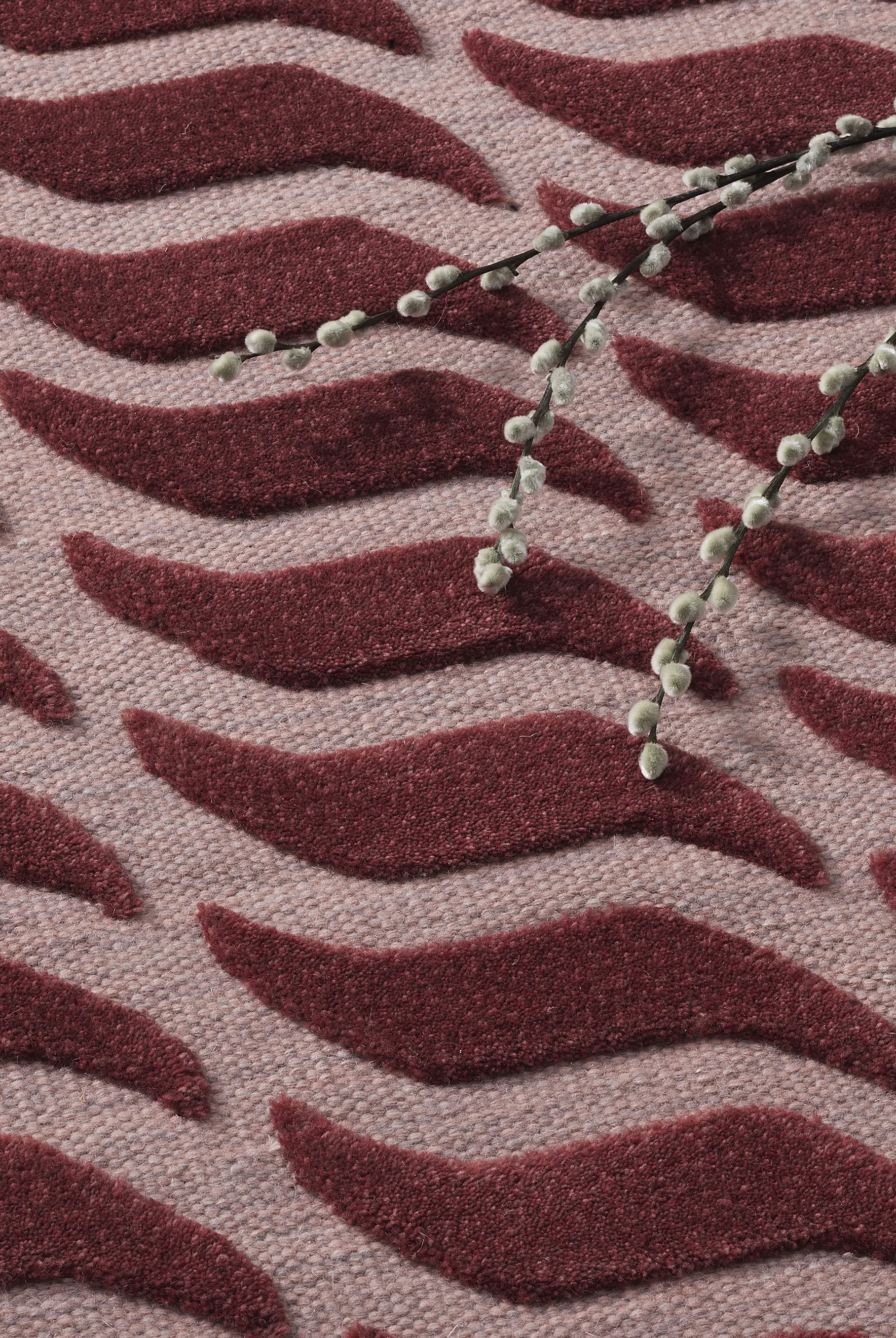 Mimic matta, Raspberry Cream, 170x240 cm Kateha