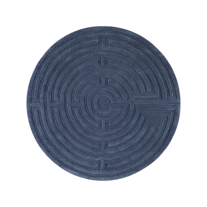 Minilabyrint matta rund - storm blue, 130 cm - Kateha