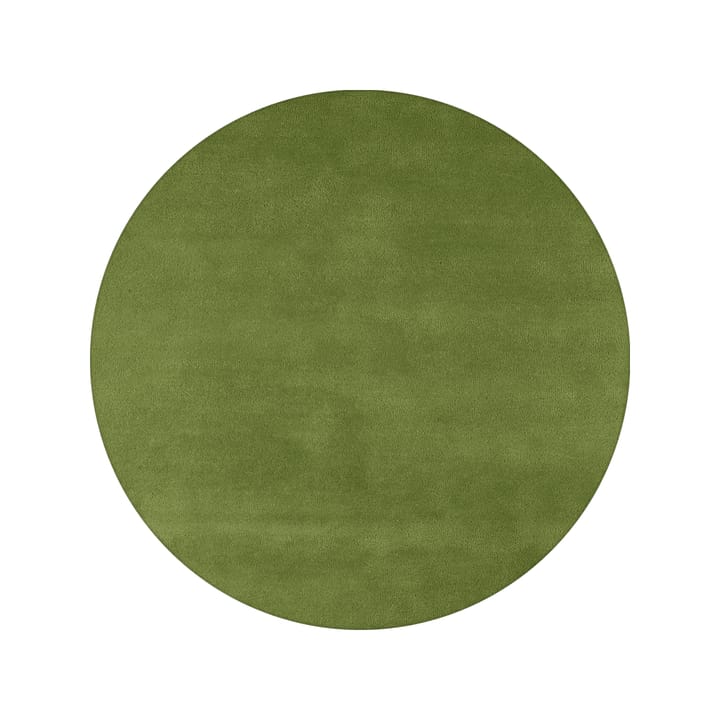 Sencillo matta rund - green, 220 cm - Kateha