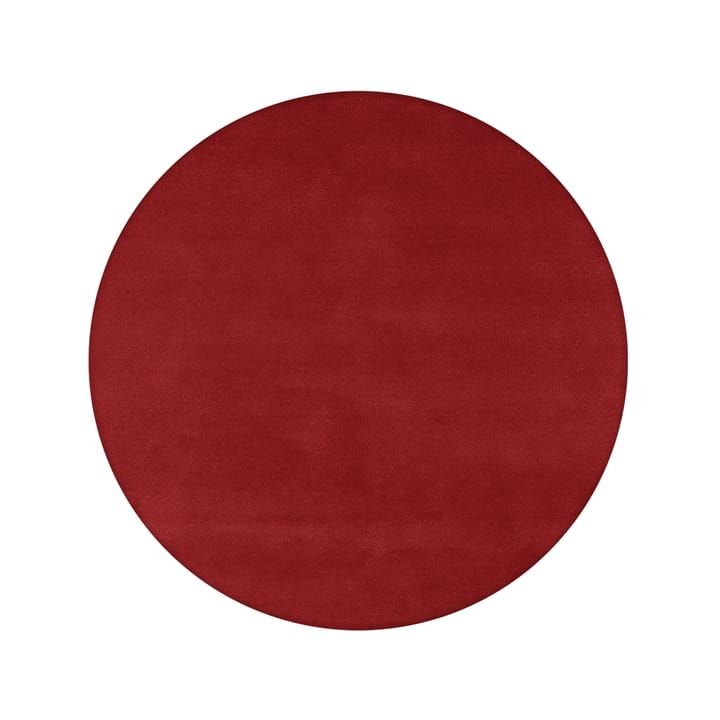 Sencillo matta rund - red, 220 cm - Kateha