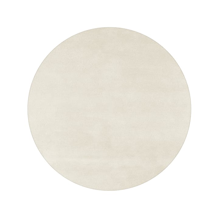 Sencillo matta rund - white, 220 cm - Kateha