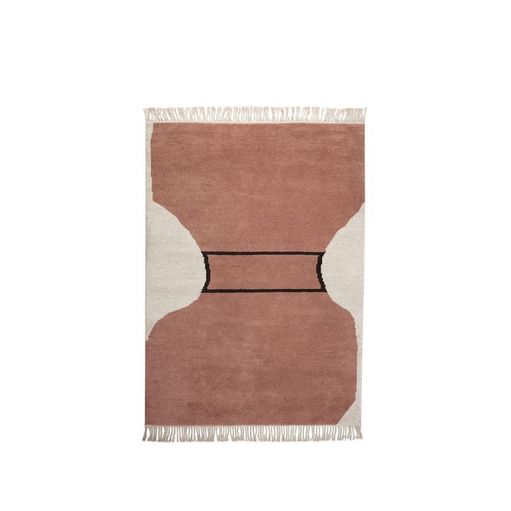 Silhouette Flossa matta - dusty red, 170x240 cm - Kateha