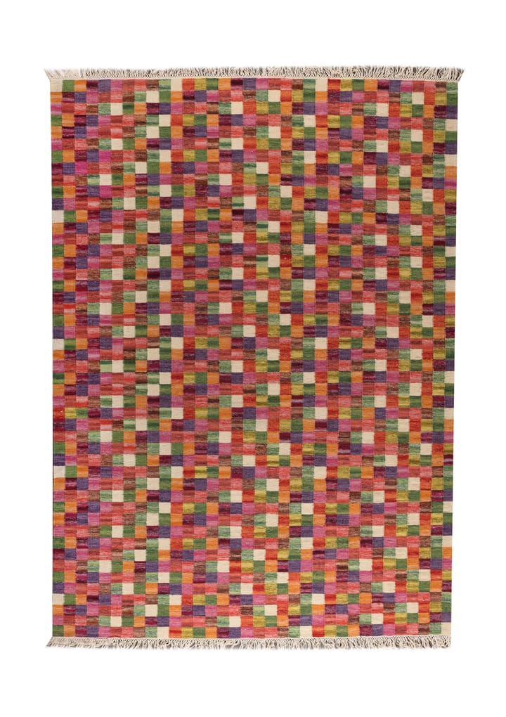 Small box handvävd matta, multi - 240x170 - Kateha