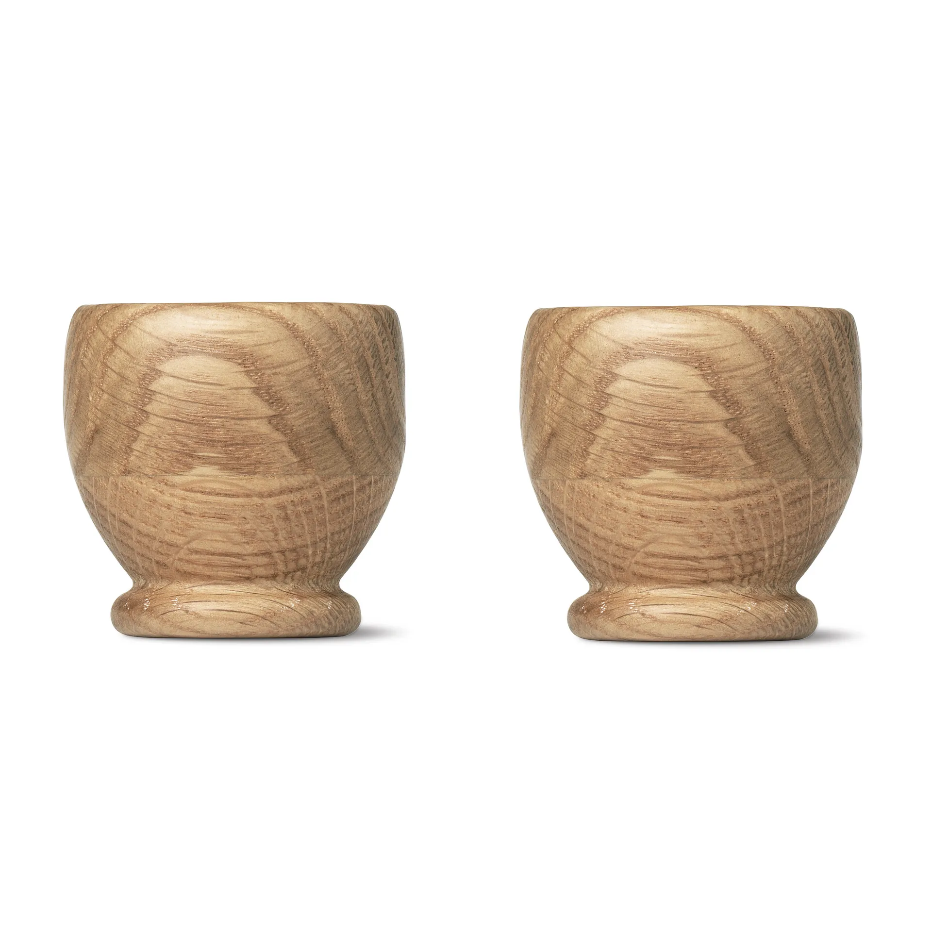 Kay Bojesen äggkopp ek, 2-pack, Ek Kay Bojesen Denmark
