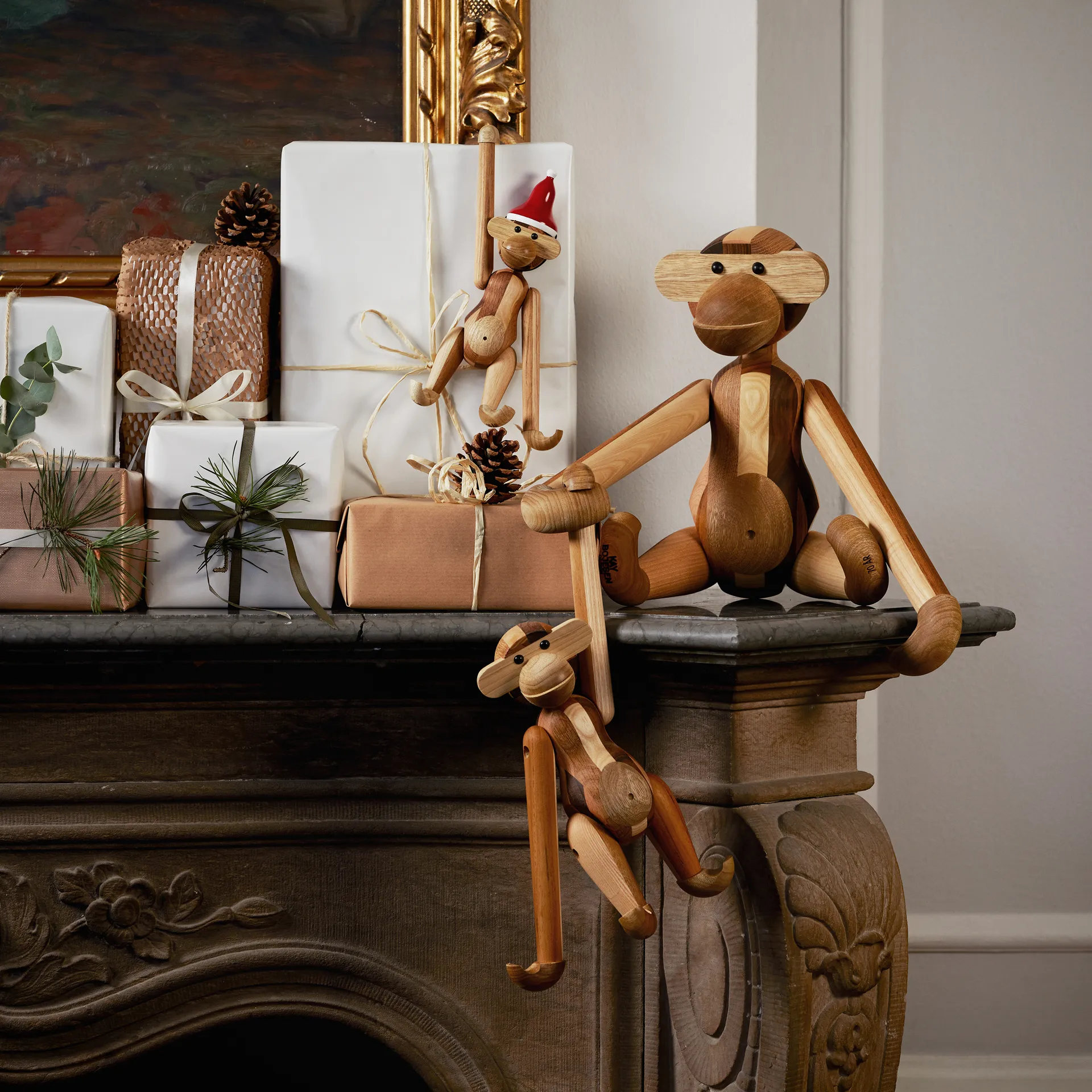 Kay Bojesen apa jubileumsutgåva mixed wood, Liten Kay Bojesen Denmark