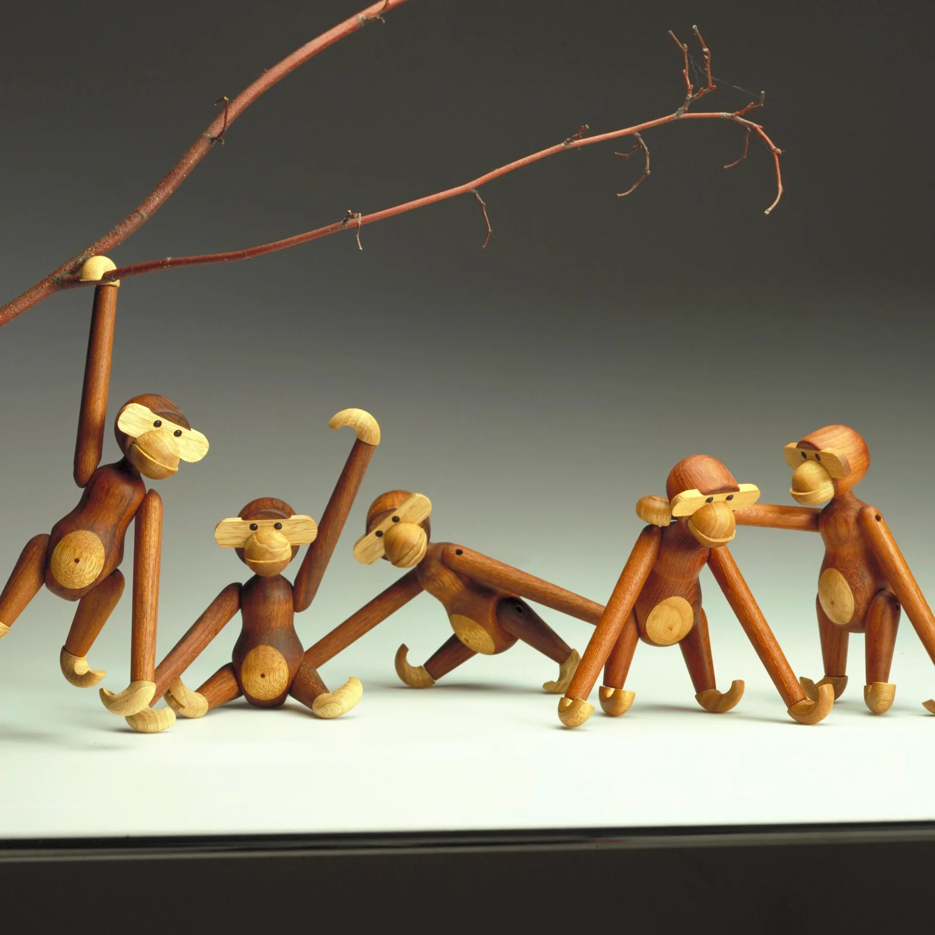 Kay Bojesen apa liten, Teak-limbaträ 20 cm Kay Bojesen Denmark