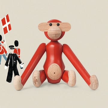 Kay Bojesen apa mini vintage - Röd - Kay Bojesen Denmark