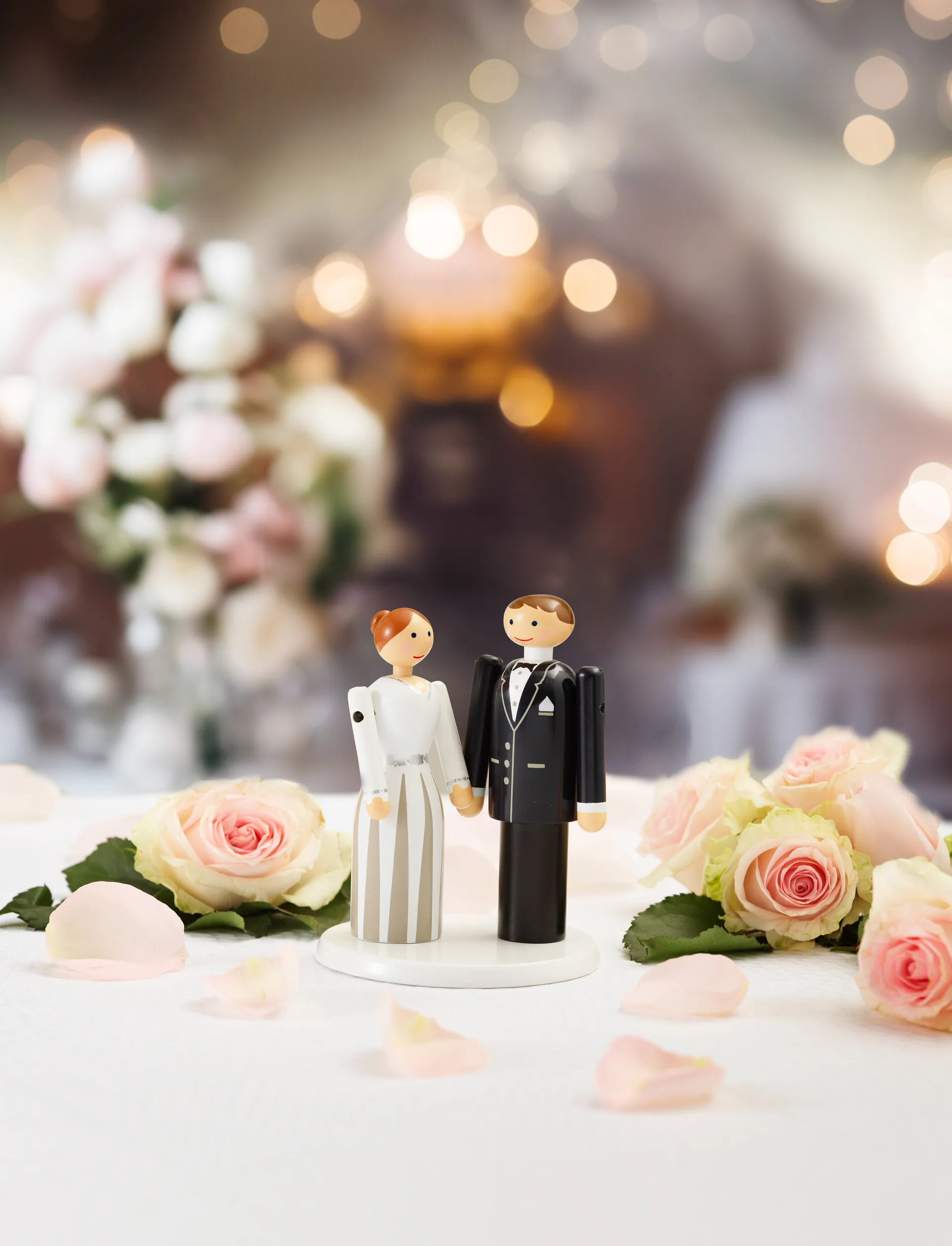 Kay Bojesen brud, Blå-svart-vit, 12 cm Kay Bojesen Denmark