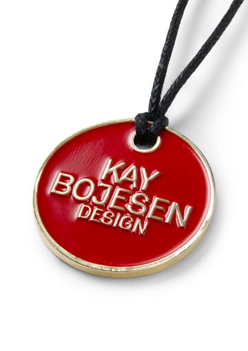 Kay Bojesen fanbärare med textilflagga - 29 cm - Kay Bojesen Denmark