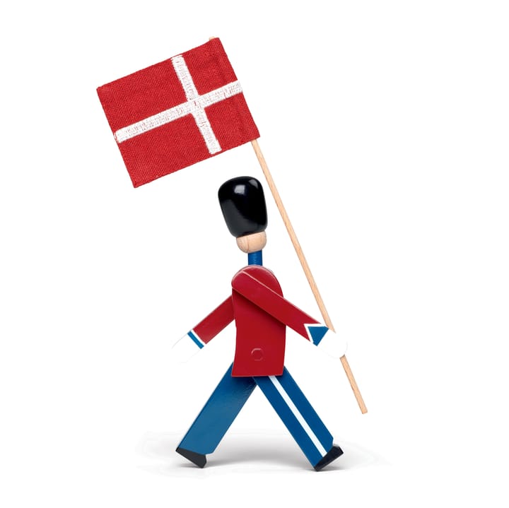 Kay Bojesen fanbärare med textilflagga mini - 18,5 cm - Kay Bojesen Denmark