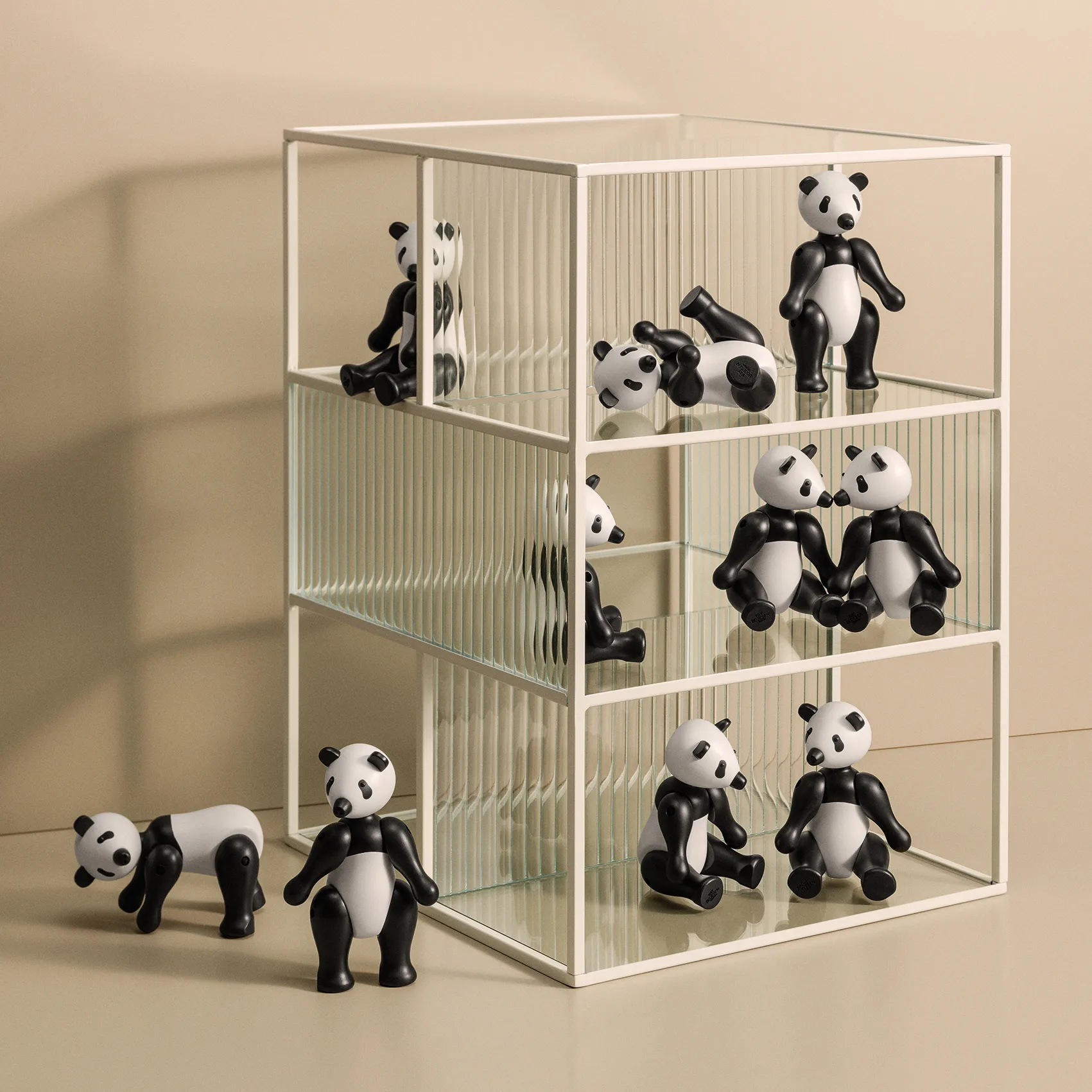 Kay Bojesen panda liten, Svart-vit Kay Bojesen Denmark