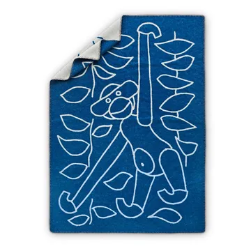 Kay Bojesen pläd - blå - Kay Bojesen Denmark