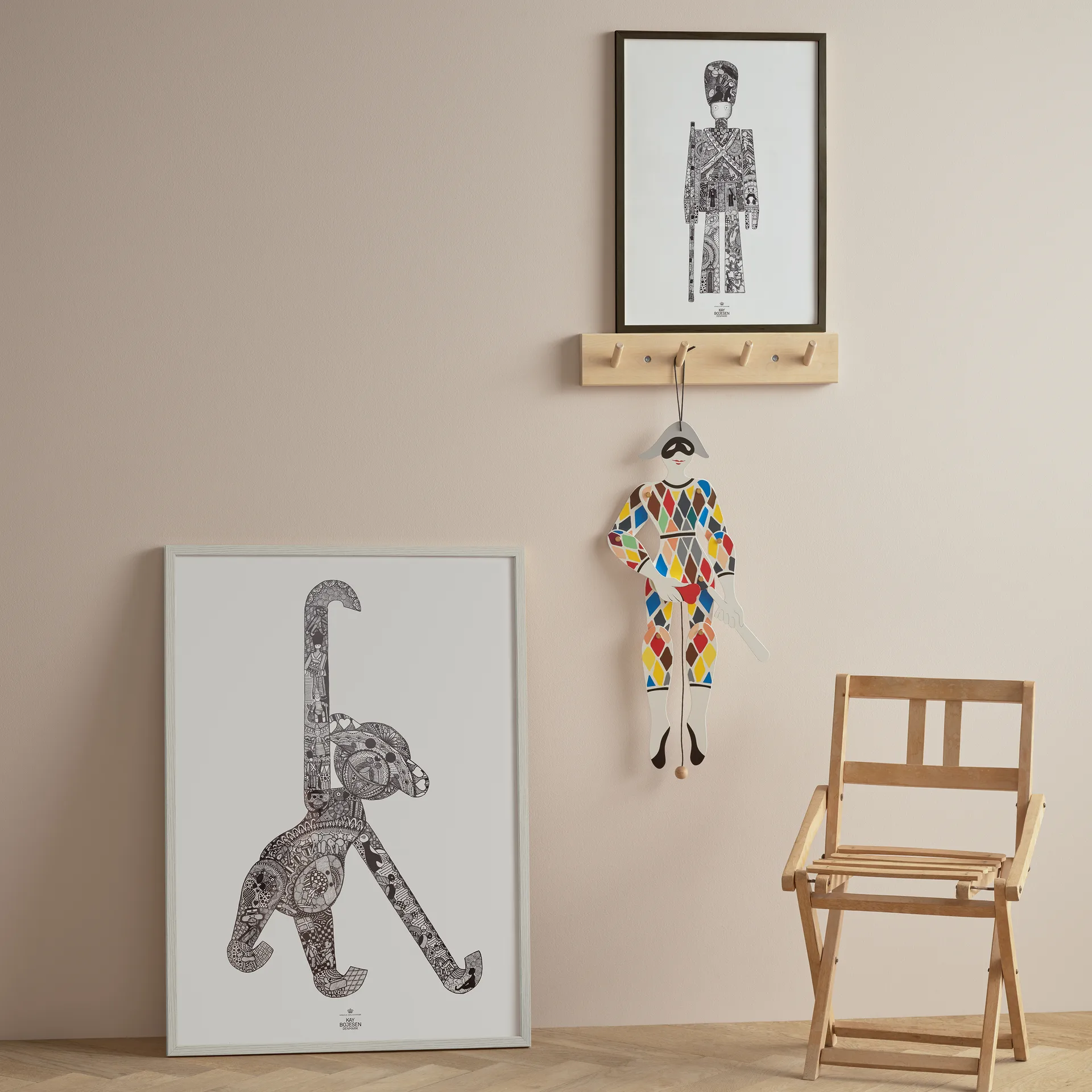 Kay Bojesen poster apa, 50x70 cm Kay Bojesen Denmark