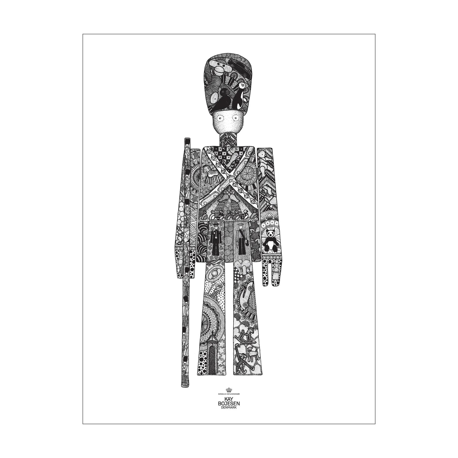 Kay Bojesen poster menig, 30x40 cm Kay Bojesen Denmark