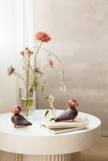 Kay Bojesen Year Bird 2022 sångfågel Poppy - Vinröd - Kay Bojesen Denmark