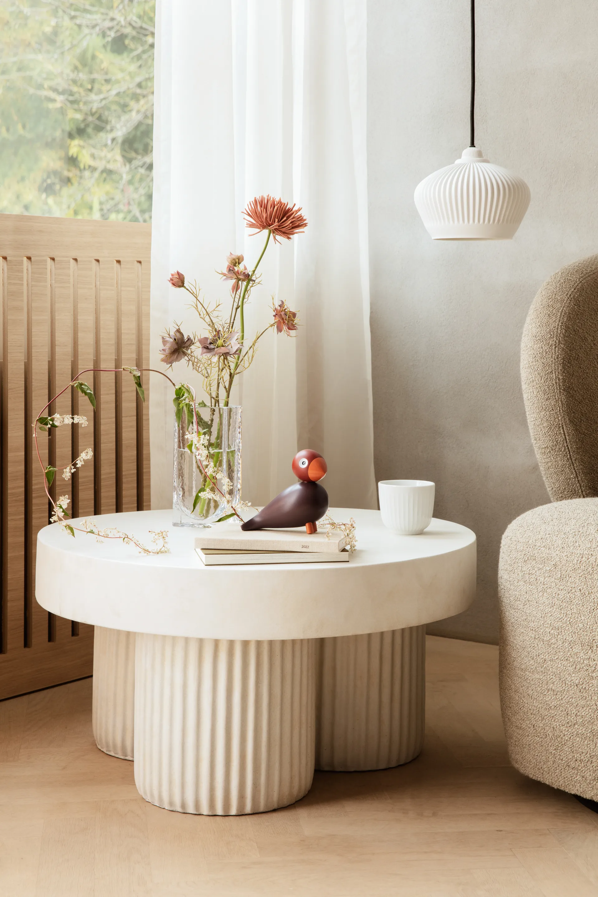 Kay Bojesen Year Bird 2022 sångfågel Poppy, Vinröd Kay Bojesen Denmark