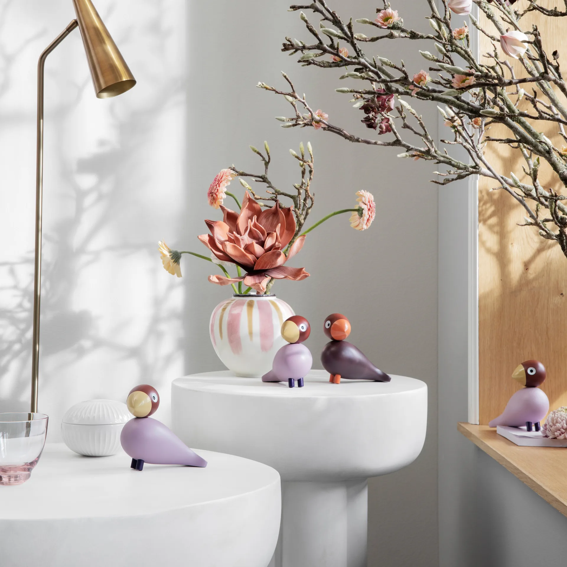 Kay Bojesen Year Bird 2023 sångfågel Jackie, Lavender Kay Bojesen Denmark