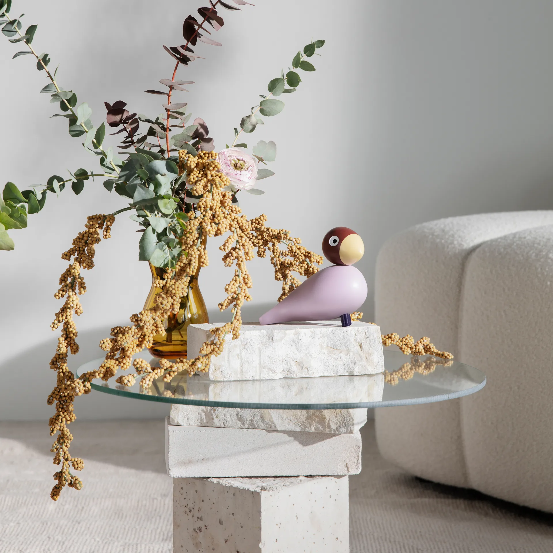 Kay Bojesen Year Bird 2023 sångfågel Jackie, Lavender Kay Bojesen Denmark