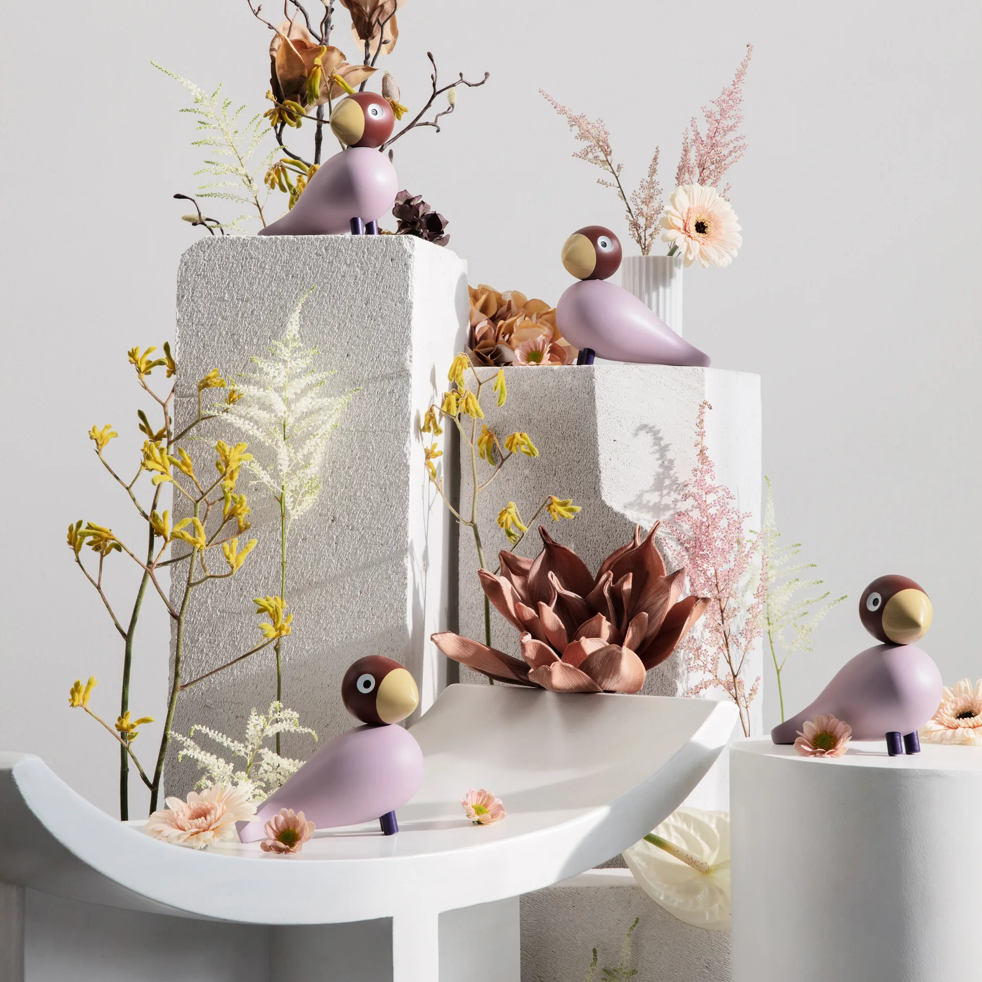 Kay Bojesen Year Bird 2023 sångfågel Jackie, Lavender Kay Bojesen Denmark