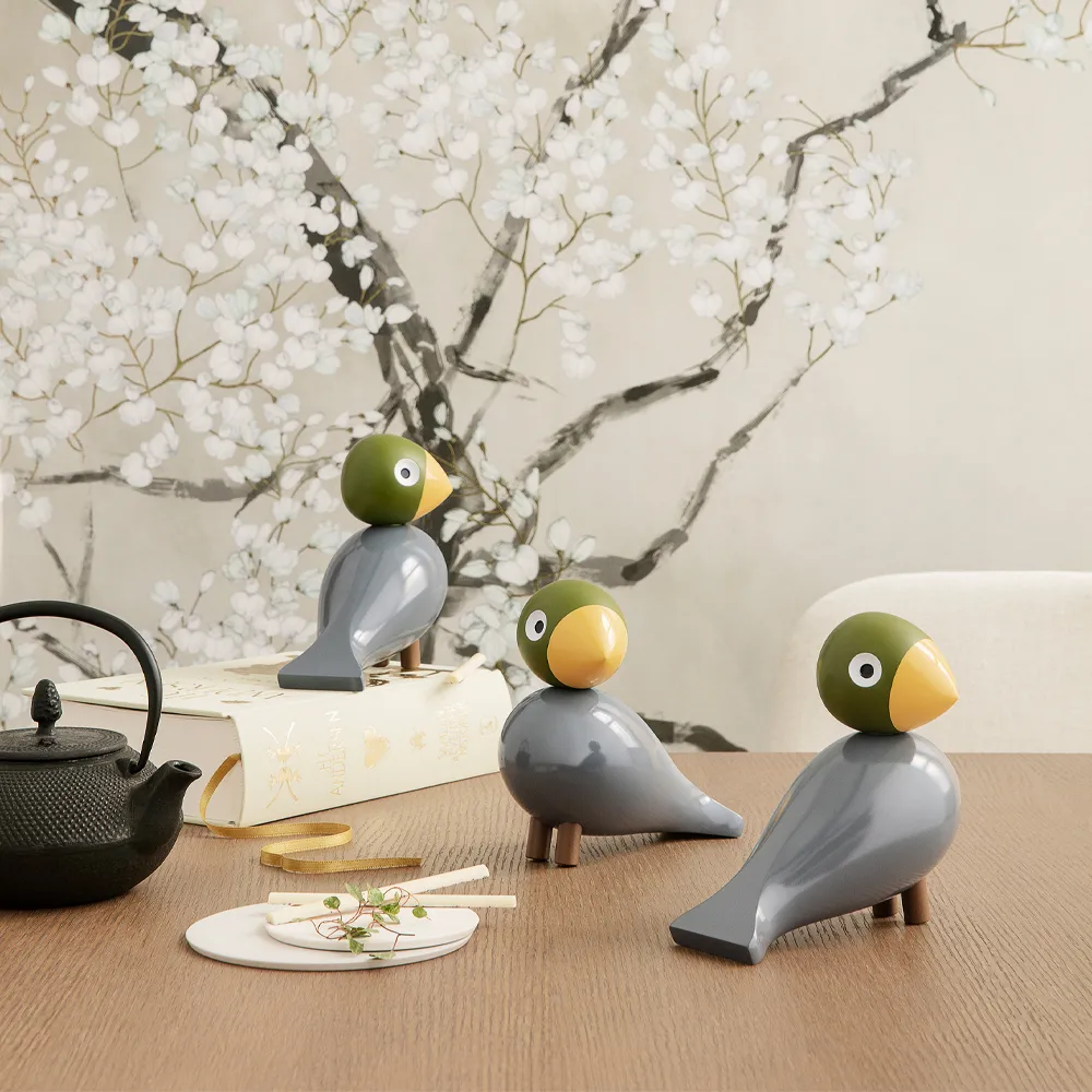 Nightingale sångfågel, Aqua Kay Bojesen Denmark