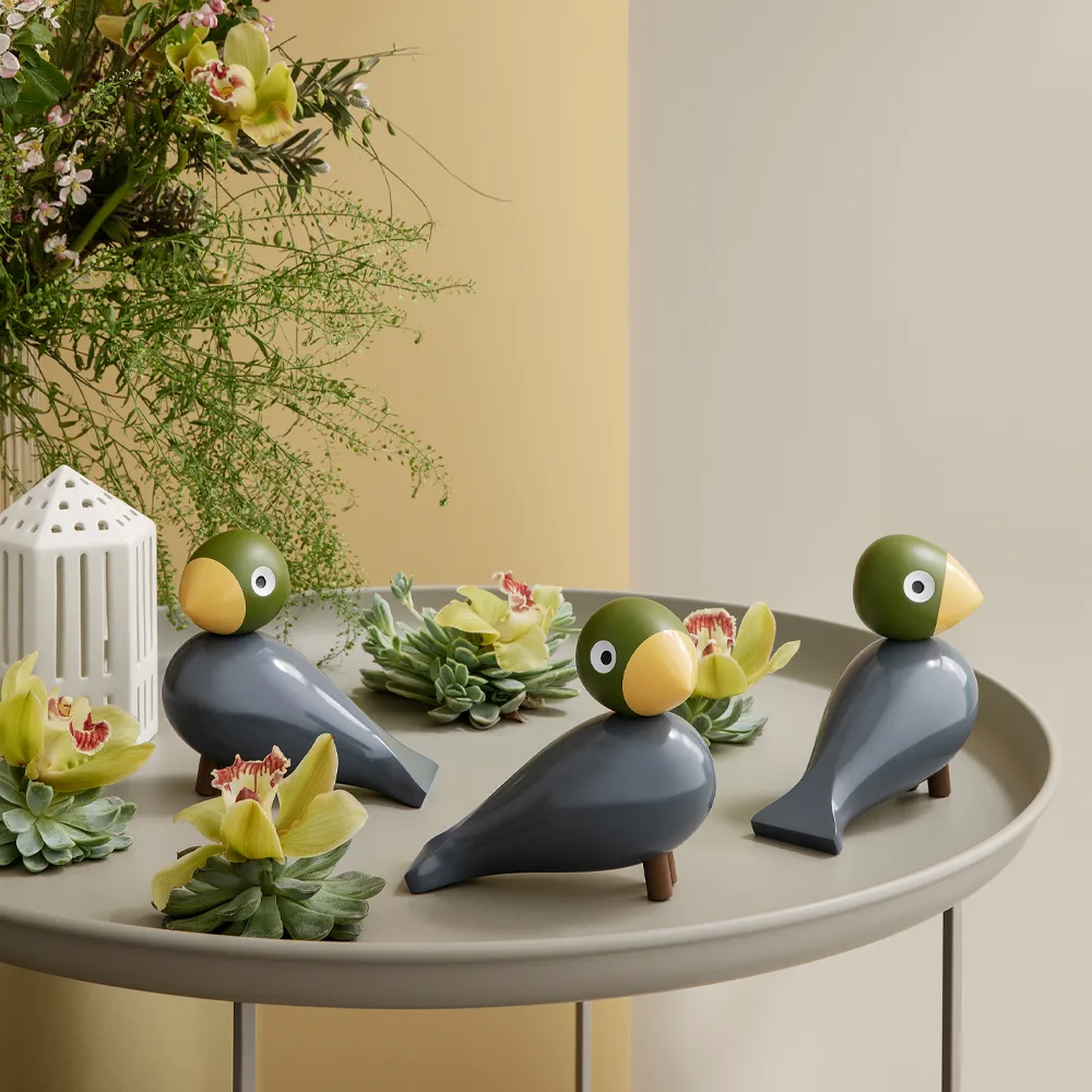 Nightingale sångfågel, Aqua Kay Bojesen Denmark