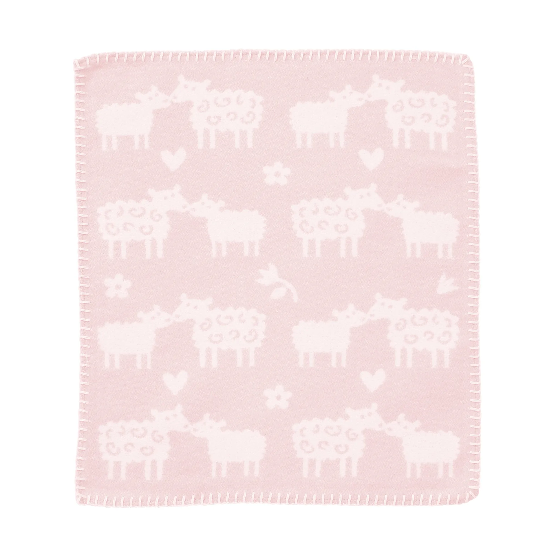 Bää snuttefilt, Soft pink, 34x40 cm Klippan Yllefabrik