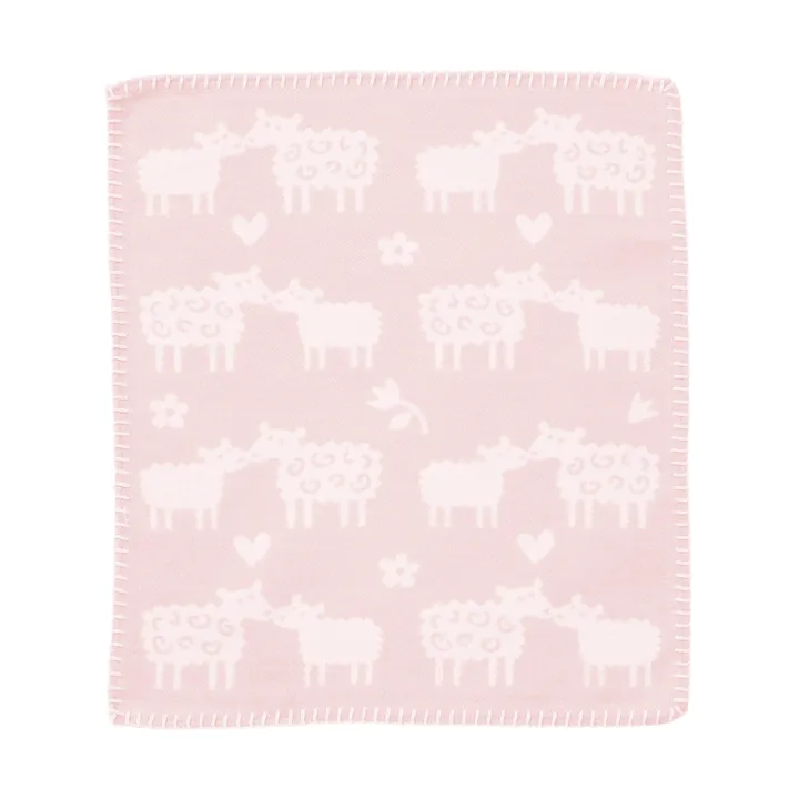 Bää snuttefilt - Soft pink, 34x40 cm - Klippan Yllefabrik